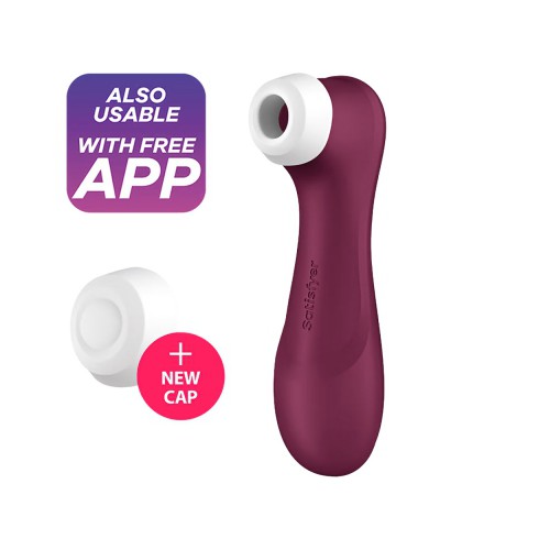 새티스파이어 프로2 3세대 리퀴드에어 블루투스/앱 와인레드 SATISFYER PRO2 GENERATION 3 WITH LIQUID AIR BLUETOOTH/APP | Satisfyer