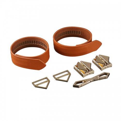 락킨 수족갑 - Wristcuffs / Anklecuffs Brown Set | LOCKINK