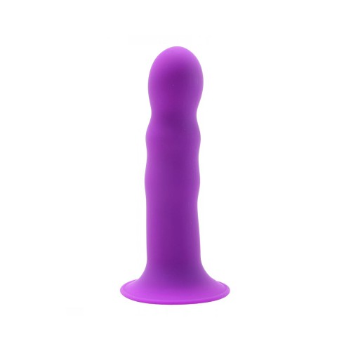 말랑쫀득 스퀴즈 잇 웨이비 딜도 퍼플 Squeeze-It Wavy Dildo | XR Brands